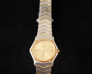 14 KT GOLD/STAINLESS (EBEL) LADIES WATCH