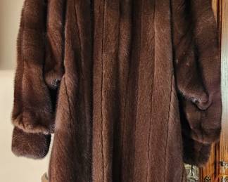 Mink coat back