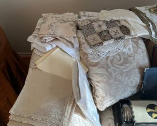 Vintage table cloths 