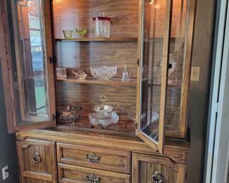 Broyhill China Hutch 
"Lenoir House"