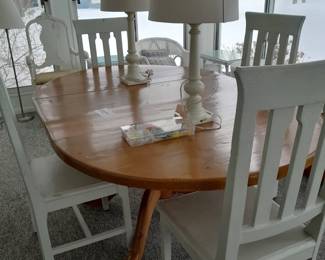 European reclaimed wood vintage dining table