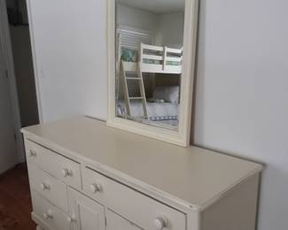 Dresser with mirror