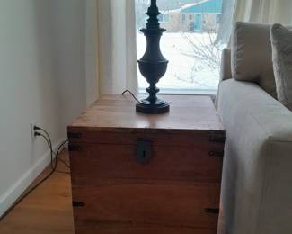 Chest end table
