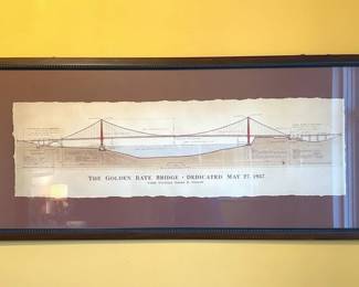 Framed Print of the Golden Gate Bridge