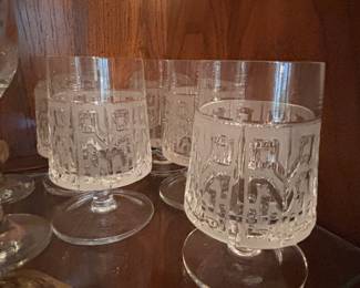 5  MCM  Sekor Czech Bohemian glasses 