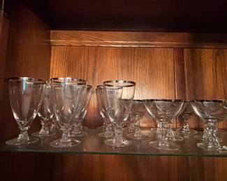 Fostoria "Wedding Ring" crystal