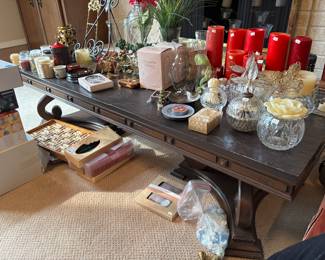 Mid century slate topped coffee table 
