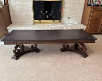 Slate topped mid century table