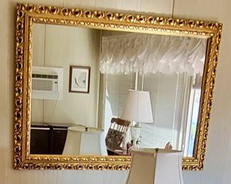 12 Goldframed Mirror
