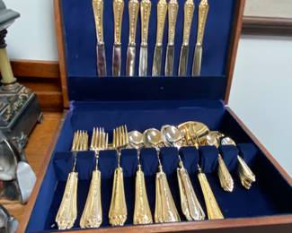 New gold flatware