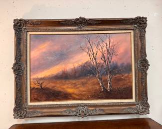 Large Oil on Canvas by Robert Bush