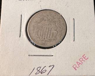 1867 Shield Nickel