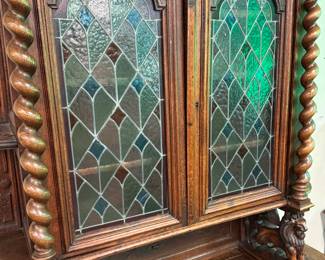 Detail of Stained Glass Doors