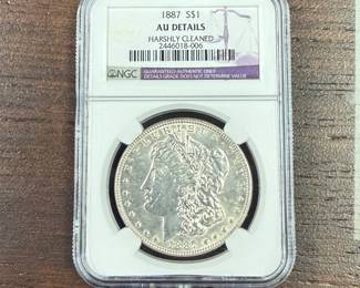 1887 Morgan Silver Dollar NGC