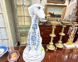 Large MCM Pottery Dog - Made in Italy