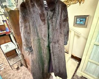 Full Length Mink Fur Coat