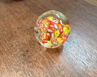 Small Glass Paperweight