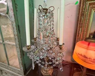 Pair French Louis XVI Gilt Bronze Girondoles