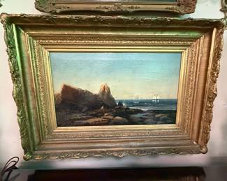 Large 19th C. Original Oil on Canvas