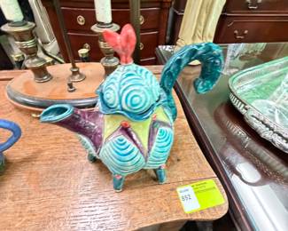 Jenny Lou Sherburne pottery teapot 