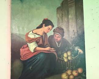 Antique Oil on Canvas