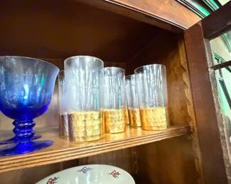 Retro Highball Glasses