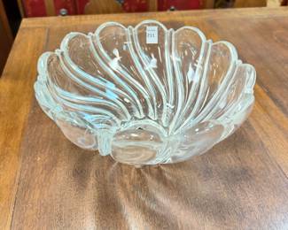 Mikasa Swirl Crystal Bowl
