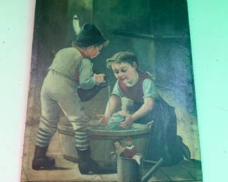 Original Oil on Canvas - signed Paul Olsson 1930