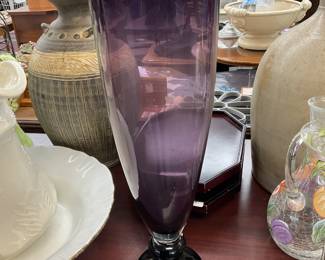Amethyst 19” Tall Vase