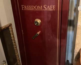 Big heavy safe with combination 5 feet tall