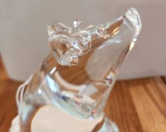 Stuben Glass Pig. 