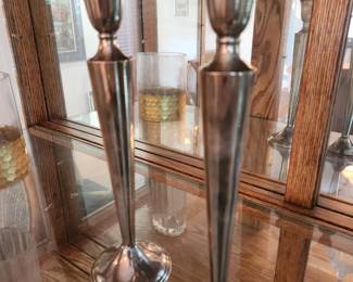 Sterling Silver Candlesticks. 