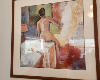 Reflection sorry! Large Frame Nude Print! 