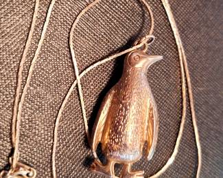Sterling Silver Penquin. 
