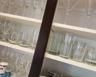 Glassware and Cups. 