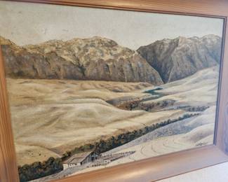 Original signed by the Artist Harvey. 