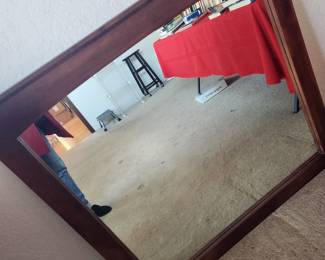 Wood Framed Mirror 