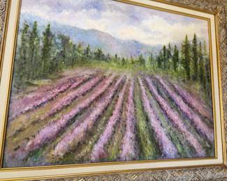 Original Oil signed by the Artist. Wonderful. 