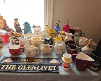 Collection of Liquor Water Pitchers