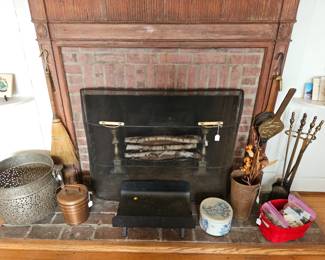 Vintage Brass Pierced Large Pot / Planter