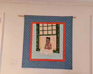 Signed Handmade Brazilian Wall Quilt