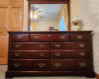Broyhill dresser and mirror