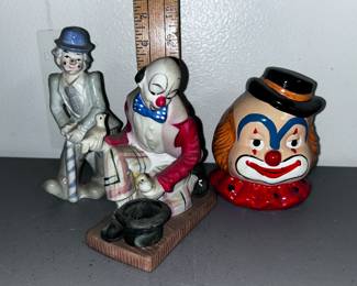 3 Clowns, head is a bank $10.00