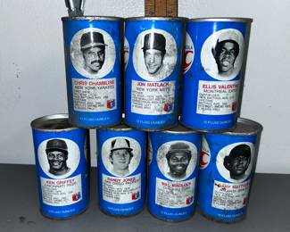 RC Baseball Players Cans $12.00