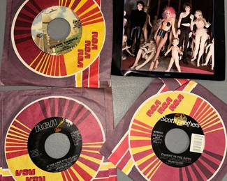 Leslie Pearl, 10cc, Survivor, Missing Person 45 Records $4.00