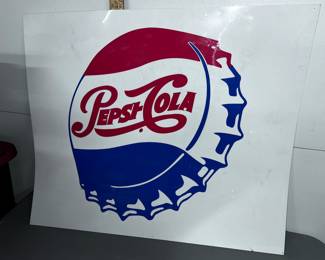 Plastic Pepsi Sign $25.00