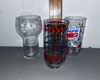 3 Pepsi Glasses $6.00