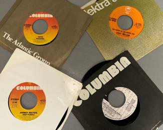KC and The Sunshine Band, Jody Miller, Toto, Johnny Mathis 45 Records $4.00