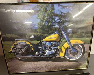 #3 Harley Davidson Framed Poster $8.00