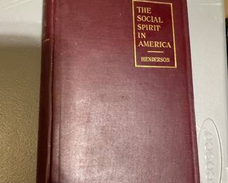 The Social Spirit in America $5.00